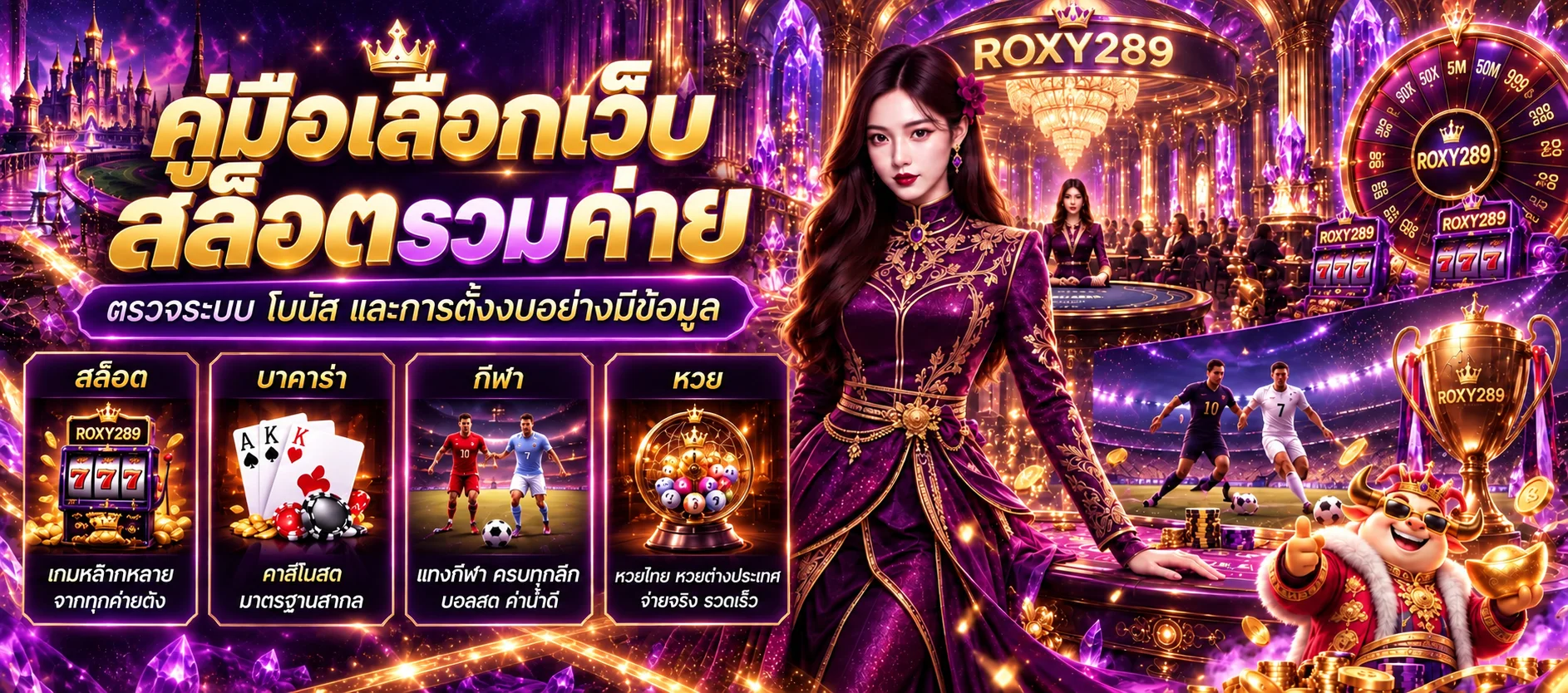 ROXY289 คู่มือเลือกเว็บสล็อตรวมค่ายอย่างมีข้อมูล
